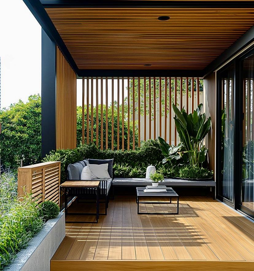 Терраса с навесом